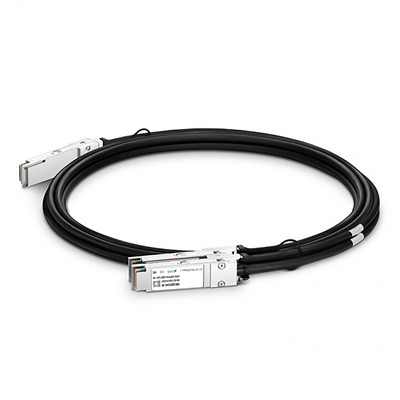 200G QSFP56 до 2 × 100g QSFP56 Пасивен директно прикрепете меден кабел (DAC), 1. 5-3 m